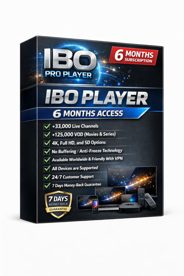 6 Month IPTV Subscription Plans