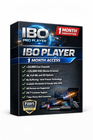 1 Month IPTV Subscription Plans