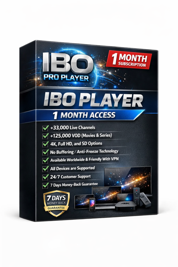 1 Month IPTV Subscription Plans